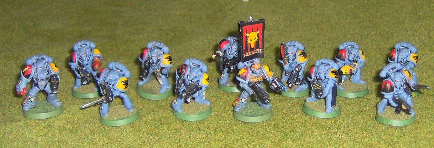 Grey Hunter, 40k Space wolves Grey Hunter, 1988 plactic Space Marines, Rogue Trader RTB01, RTB01 box set, Rogue Trader Space wolf